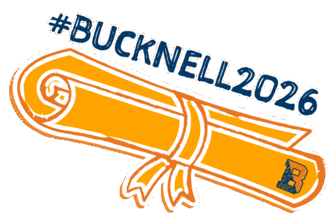 Grad Celebrate Sticker by Bucknell University