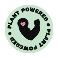 Go Vegan Plant Based Sticker by Kindly Made