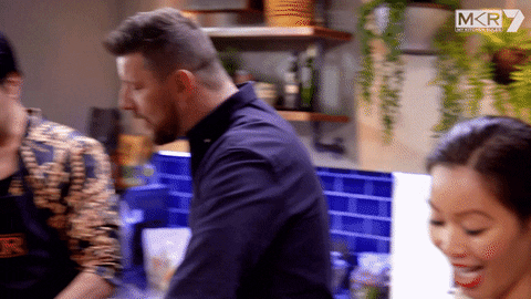 Shock What GIF by My Kitchen Rules