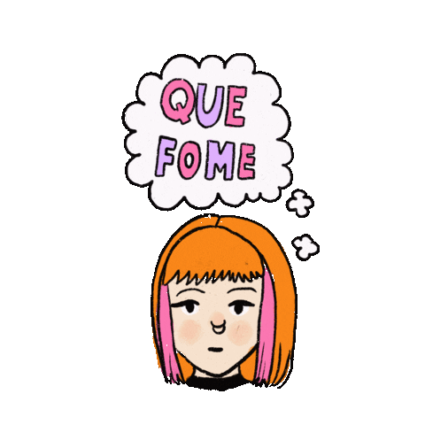 insidevector food egirl garota fome Sticker