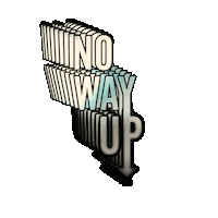 No Way Up Sticker by Gusto Entertainment