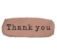 Thanks Thank You Sticker by konope.co
