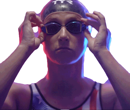 Katie Ledecky Swimming Sticker by Tyr Sport