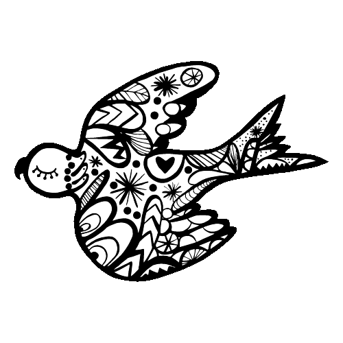 bird love Sticker