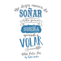 Festuc teatro frases peter pan marionetas Sticker