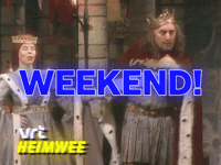 Weekend Hoera GIF by VRT Heimwee