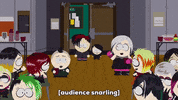 scared gym GIF by South Park 
