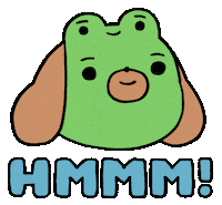 Dog Frog Sticker by Timothy Winchester