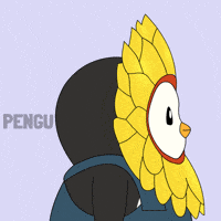 Wait What Flower GIF by Pudgy Penguins