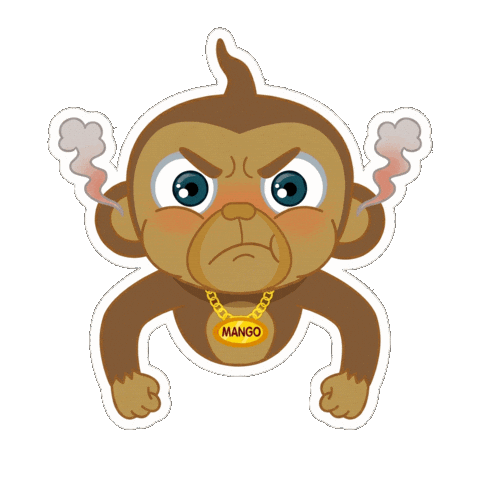 Angry Ben Sticker by HooplaKidz Official