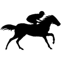Horse4u run horse rider pferd Sticker
