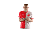 Football Celebrating Sticker by SK Slavia Praha