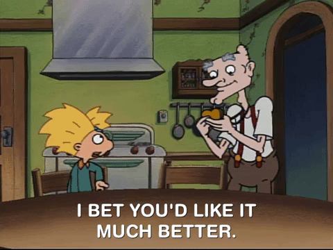 hey arnold nicksplat GIF