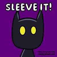 Glow Black Cat GIF by VeeFriends