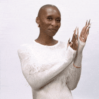 Well Done Applause GIF by Cynthia Erivo