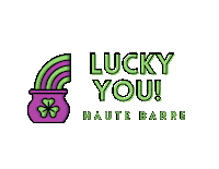 Lucky You Sticker by Haute Barre Studio
