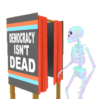 Election 2020 Halloween Sticker by INTO ACTION