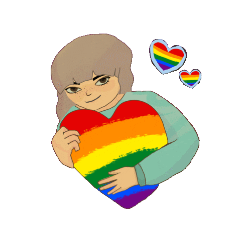 Proud Love Is Love Sticker by Contextual.Matters