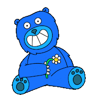 Flower Bear Sticker by Earth Cubs