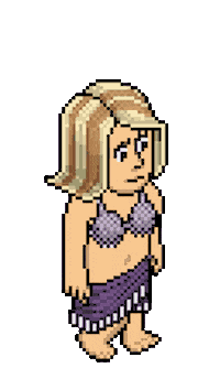 Waving Habbo Hotel Sticker