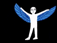 Flying Fly Away GIF by Barbara Pozzi