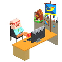 Unity Sleeping Sticker by ARTEfr