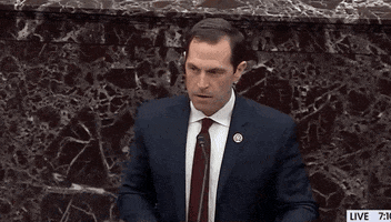 news senate impeachment trial impeachment trial jason crow GIF