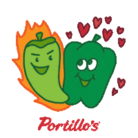 Peppers Love Sticker by Portillo's Hot Dogs