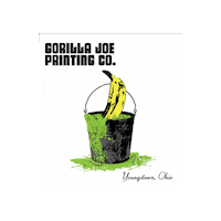 GorillaJoePrinting joe company gorilla printing Sticker