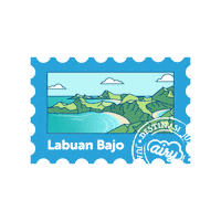 Traveling Labuan Bajo Sticker by Airy
