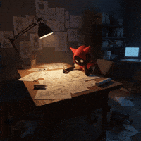 Serious Cartoon Character GIF by G*BOY