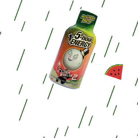 Moon Man Watermelon Sticker by 5-hour ENERGY®