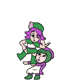 Twins Penny Sticker
