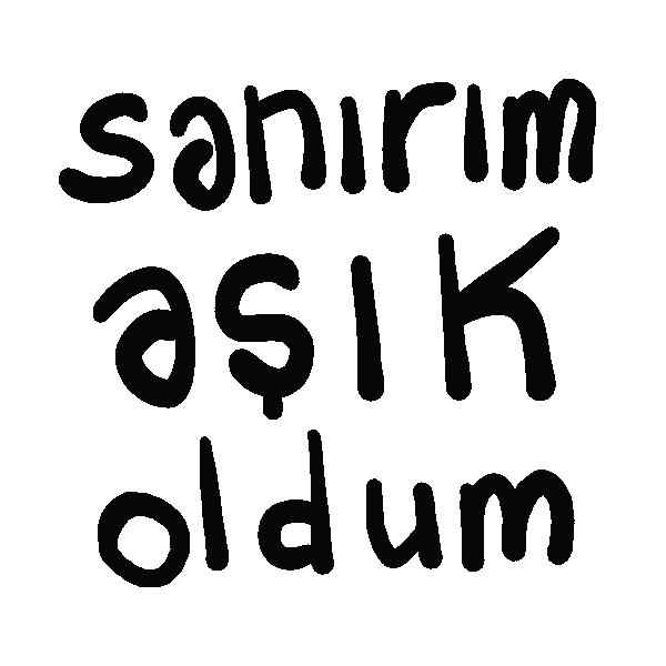 Ask Aşık Sticker by Selen Kilinc