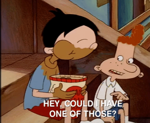 hey arnold nicksplat GIF