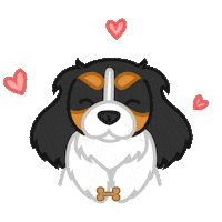 Dog Angel Sticker