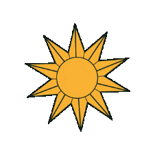 amipru giphygifmaker summer sun sunny Sticker