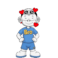 Brotherly Love Bro Sticker by Zhot