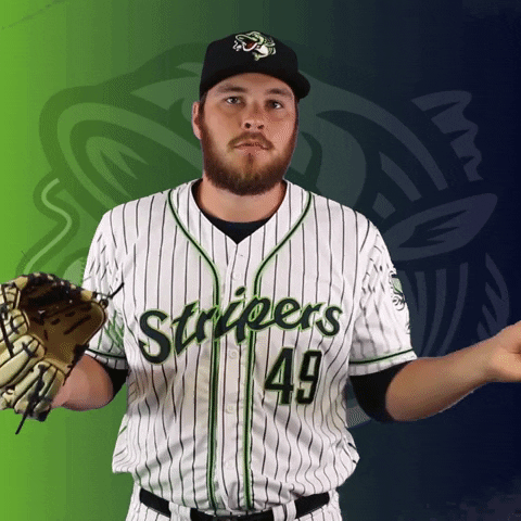 GoStripers toss gwinnett stripers burrows GIF