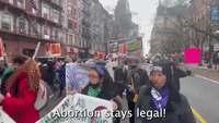 Crowds Protest in Favor of Abortion Rights