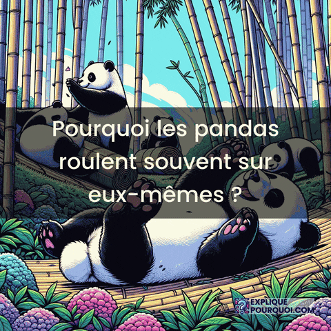 Pandas Roulade GIF by ExpliquePourquoi.com