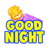 Sleepy Good Night Sticker by Lucas and Friends by RV AppStudios