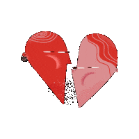 ParisInSydney love heart design weird Sticker
