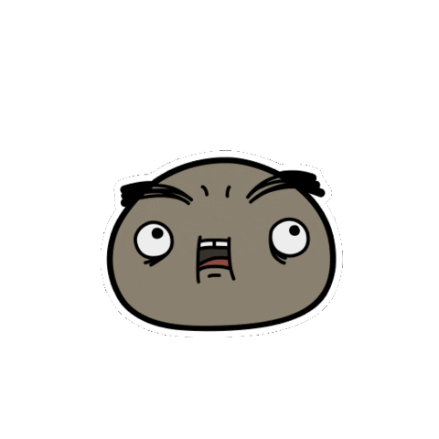 Cartoon Stone Sticker