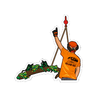 kjtreeservice work tree kj stihl Sticker