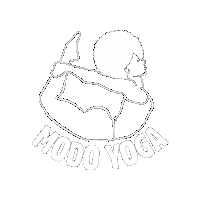 modo_yoga yoga modo yoga pose hot yoga Sticker