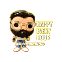 Happy Every Hour Sticker by The Sober Curator