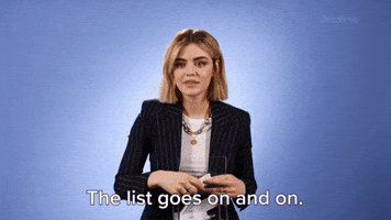 The List Goes On And On