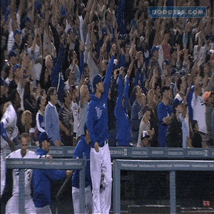 los angeles dodgers GIF by MLB