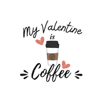 Heart Coffee Sticker by BwBlacksmith